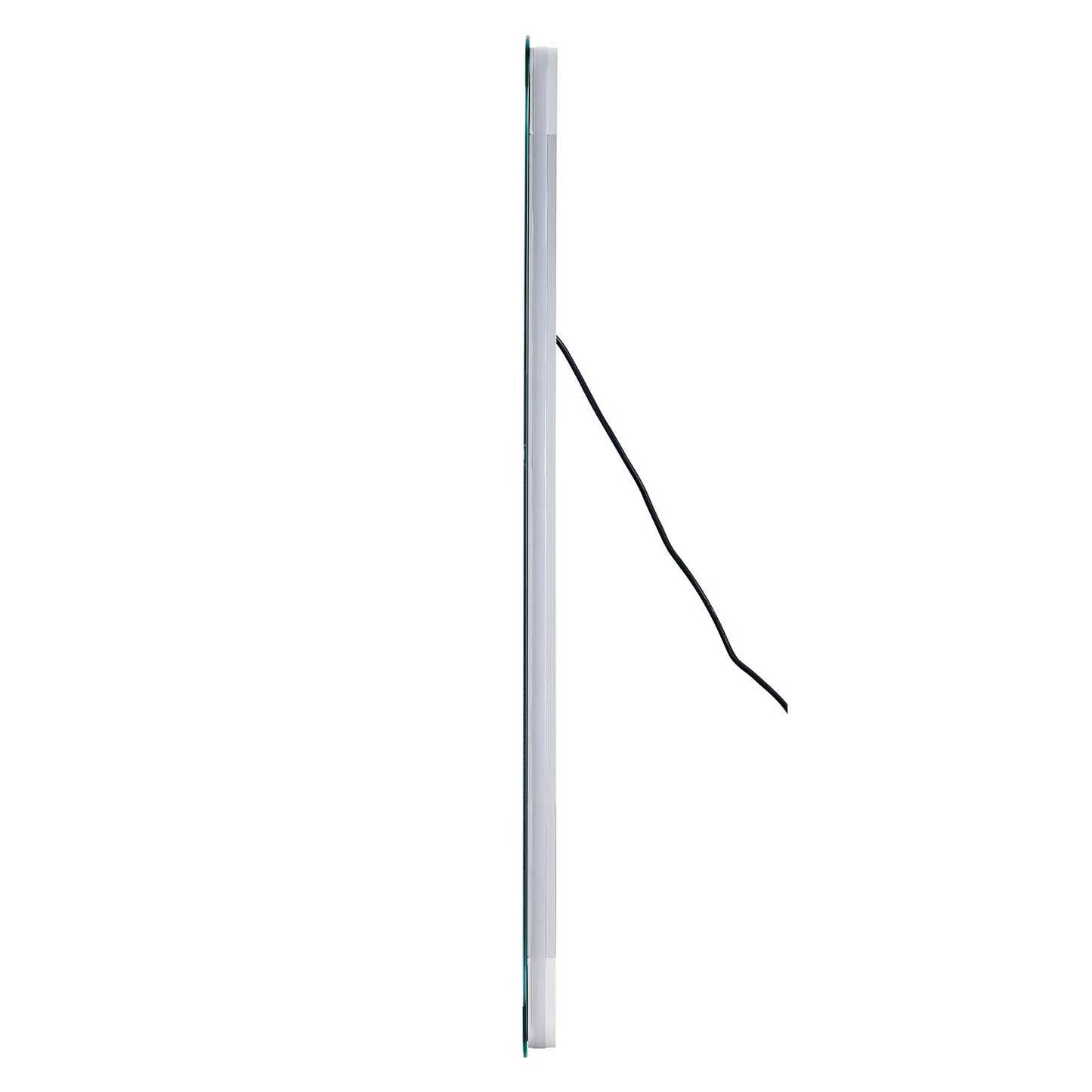 LED Bathroom Mirror 3 Colors Anti-fog Wall Mounted Vanity Mirror 36 x 72 in