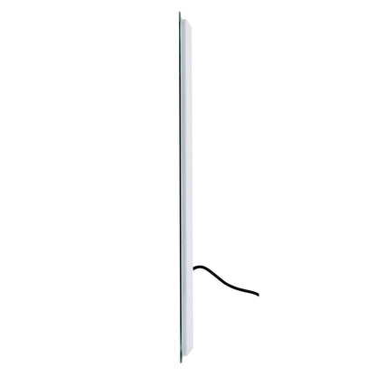 LED-Badezimmerspiegel, 3 Farben, beschlagfrei, Wandmontage, Schminkspiegel, 50 x 70 cm