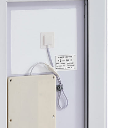 LED-Badezimmerspiegel, 3 Farben, beschlagfrei, Wandmontage, Schminkspiegel, 50 x 70 cm