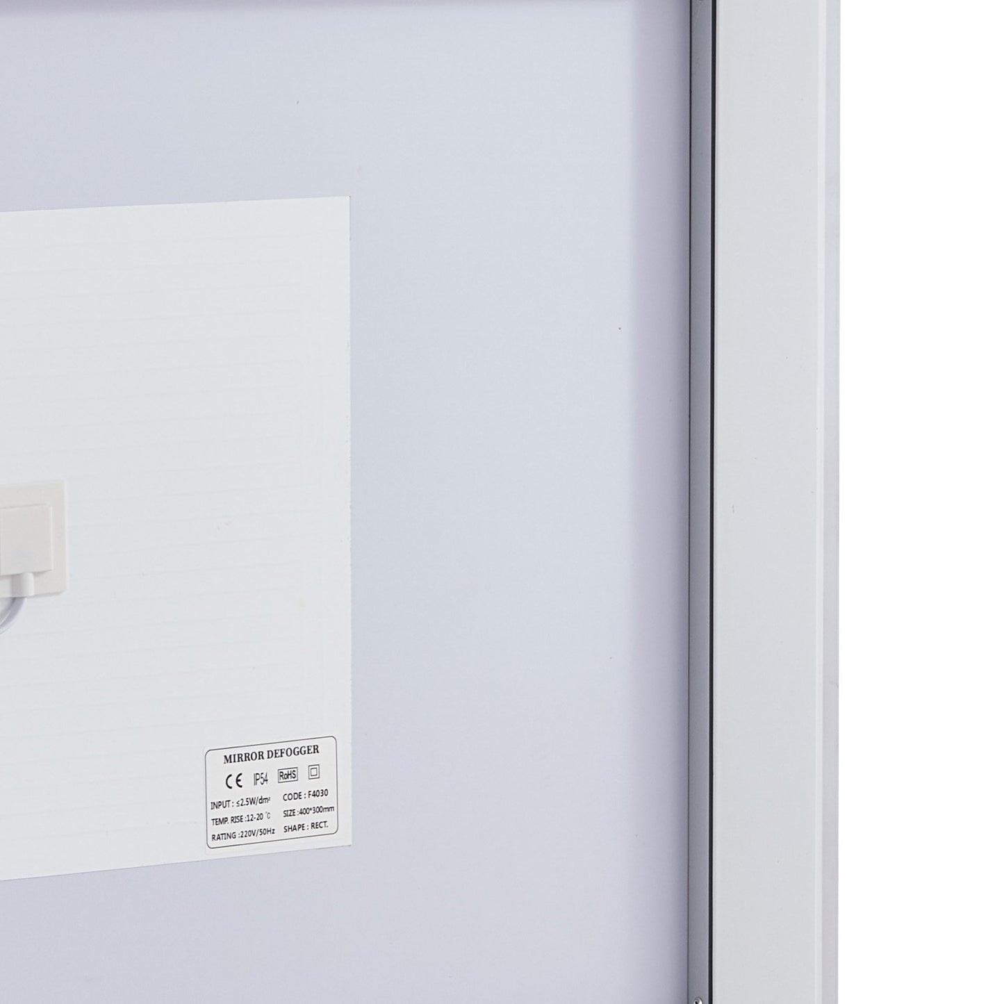 LED-Badezimmerspiegel, 3 Farben, beschlagfrei, Wandmontage, Schminkspiegel, 70 x 100 cm