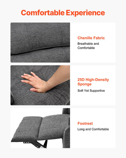 Power Lift Relaxsessel für Senioren Wärme und Massage Elektrischer Ruhesessel M