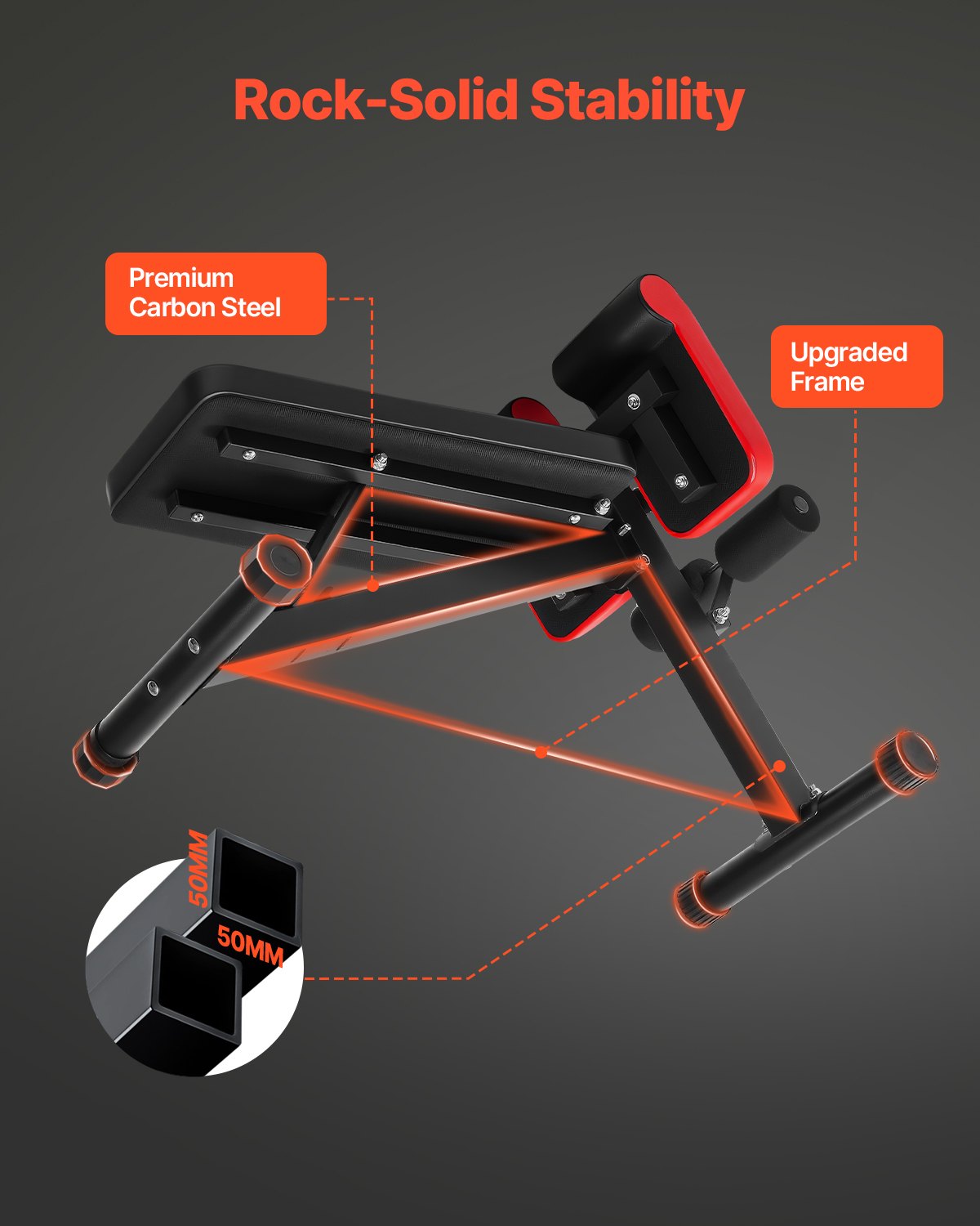 Multi-Functional Weight Bench for Full Body Workout, Roman Chair Hyperextension Bench, 330 lbs Adjustable & Foldable Equipment for Back Arm Core Ab Workout, Sit Up Exercise Machine for Home Gym
