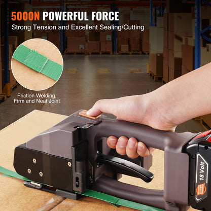 Automatische elektrische Umreifungsmaschine für PP/PET-Bänder mit 0,39"-0,75"