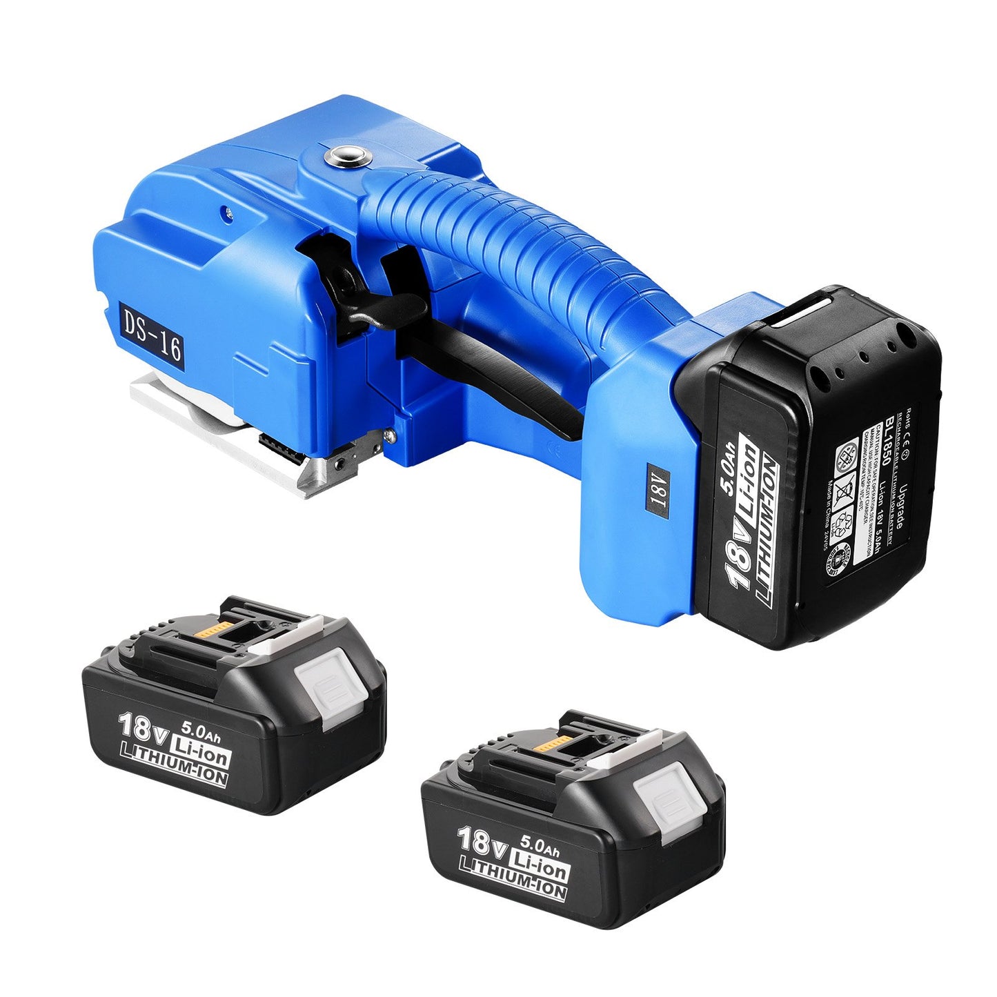 Automatic electric strapping machine for PP/PET 0.35"-0.63" strap