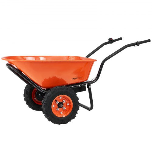 electric wheelbarrow cart One Wheel 7 Cu Ft Powered Dump Cart 573 lbs | EU