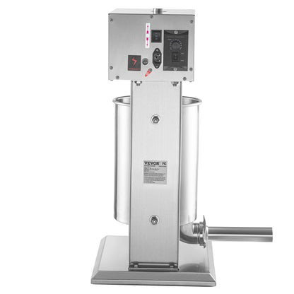 Elektrischer Wurstfüller, 10 l, Wurstmaschine mit variabler Geschwindigkeit, Edelstahl