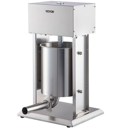 Elektrischer Wurstfüller, 10 l, Wurstmaschine mit variabler Geschwindigkeit, Edelstahl