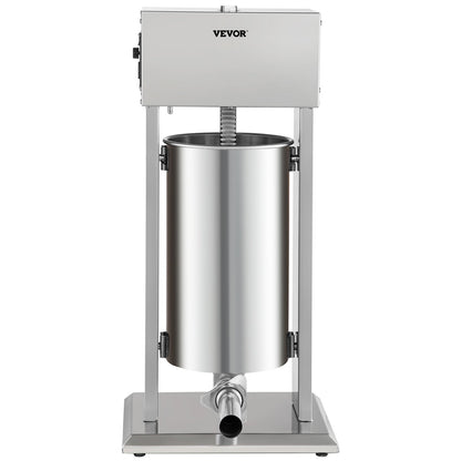 Electric Sausage Stuffer 15L Variable Speed Sausage Maker Stainless Steel