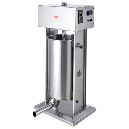 Electric Sausage Stuffer 25 L Vertical Meat Filler 304 Stainless Steel