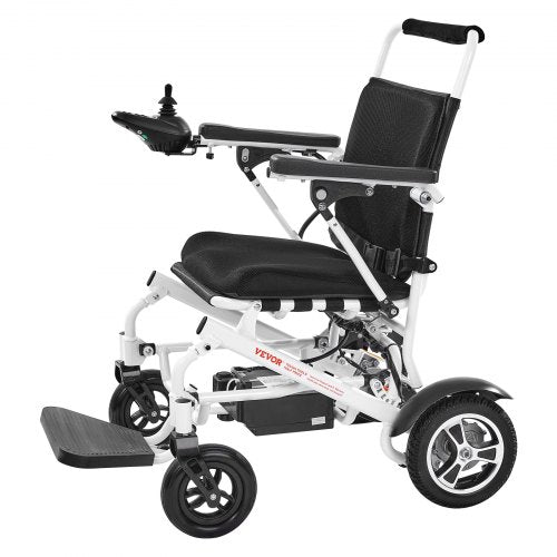 Electric Wheelchair 136 kg Capacity Foldable Lightweight 21 km 53 cm Seat