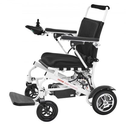 Electric Wheelchair 136 kg Capacity Foldable Lightweight 21 km 53 cm Seat