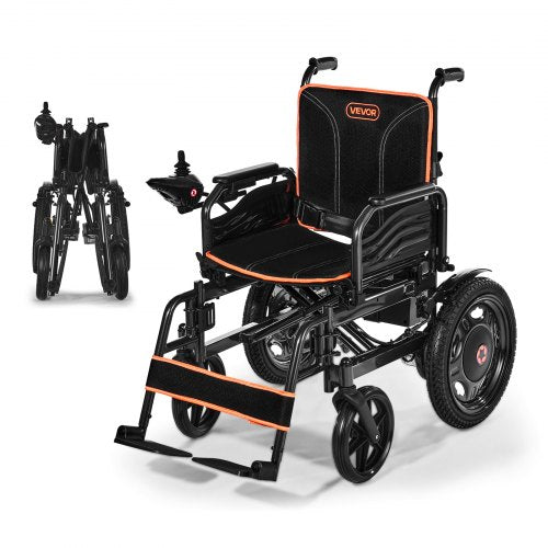 Electric Wheelchair for Adults, 265lbs Capacity, Foldable & Lightweight Motorized Wheelchair, 13-Mile Long Travel Range, All-Terrain Powered Chair, Portable for Seniors & Disabled