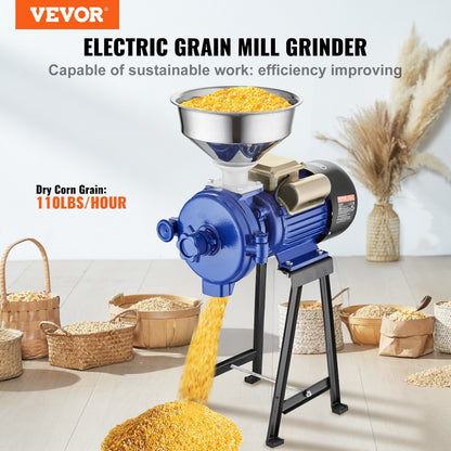 3000W electric grain mill corn wheat flour grain mill dry mill