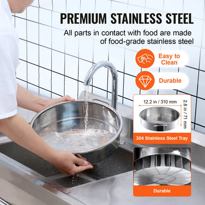 Electric Dough Divider 20 PCS Automatic Dough Cutter Bread Machine for Bakery