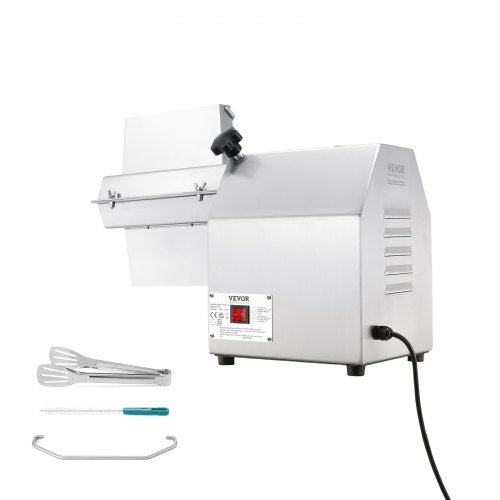 Commercial Meat Tenderizer, Heavy Duty 304 Stainless Steel Kitchen Tool with Meat Tong, Cleaning Brush, and Tray, 750W Electric Meat Tenderizer Machine for Beef, Turkey, Chicken, Pork, and Fish