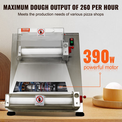 15 Inch Pizza Dough Roller Sheeter Automatic Commercial Pizza Dough Press