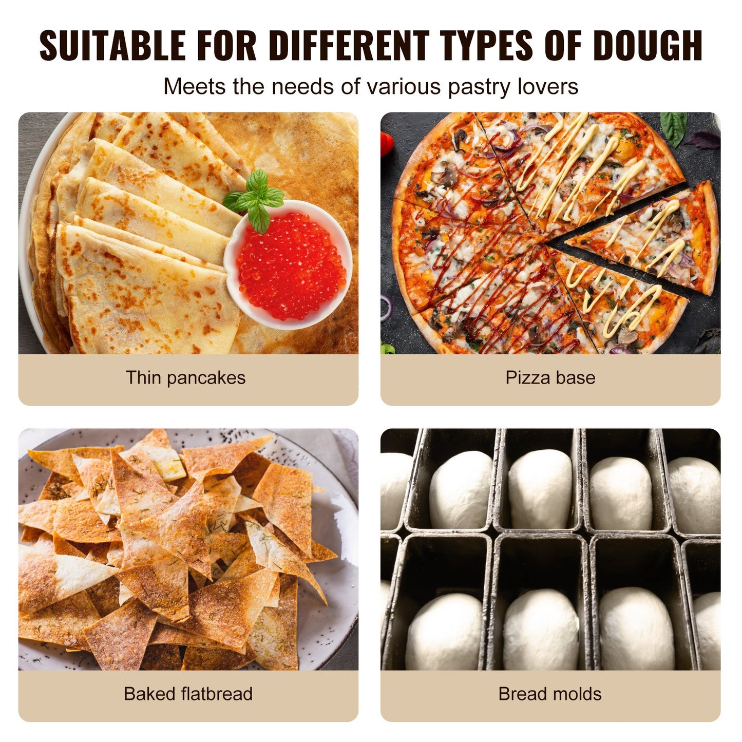 15 Inch Pizza Dough Roller Sheeter Automatic Commercial Pizza Dough Press