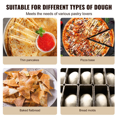 15 Inch Pizza Dough Roller Sheeter Automatic Commercial Pizza Dough Press