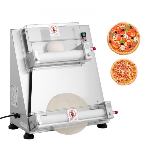 16 Inch Pizza Dough Roller Semi Automatic Commercial Dough Press