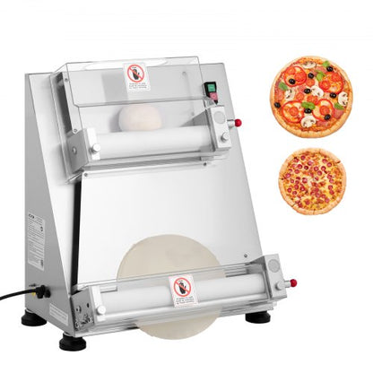 16 Inch Pizza Dough Roller Semi Automatic Commercial Dough Press