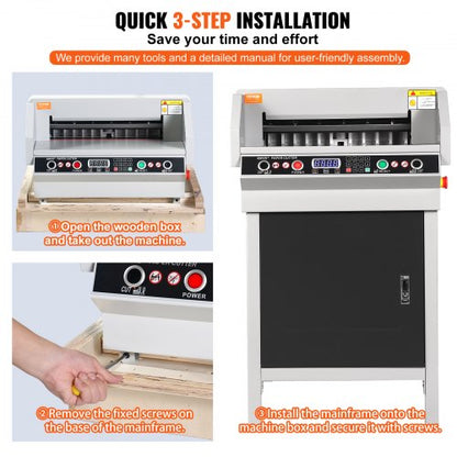 18" 450 mm pappersskärare, elektrisk, kraftig kontorsmaskin |  EU