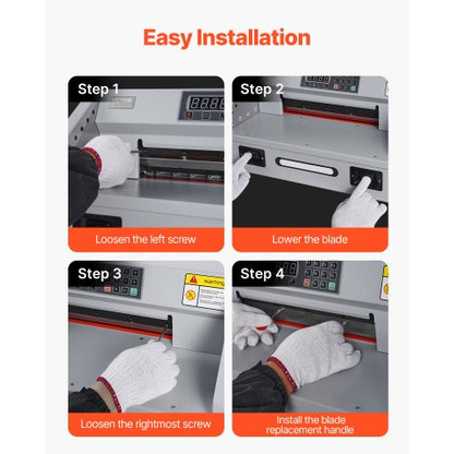 pappersskärblad, extra kraftigt stålblad, lämplig för professionell skärmaskin E330D/E330S, reservblad till pappersskärmaskin, 585 x 44 x 6 mm |  EU