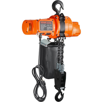 Elektrischer Kettenzug, einphasig, Kranhebezeug, 2200 lbs Tragkraft, 10 Fuß Hub