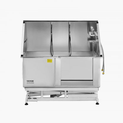 127 cm elektriskt hundtrimbadkar i rostfritt stål med vattenfilter |  EU