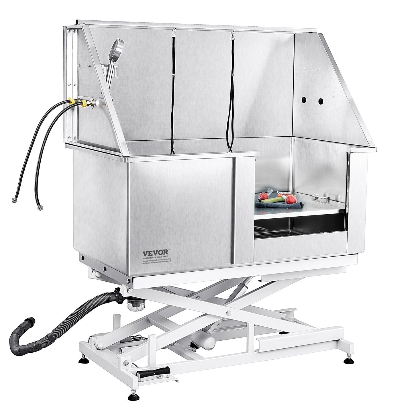 1.27M Dog Cat Pet Care Bathtub Washing Station Electric Height Adjustment