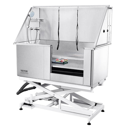 1.27M Dog Cat Pet Care Bathtub Washing Station Electric Height Adjustment