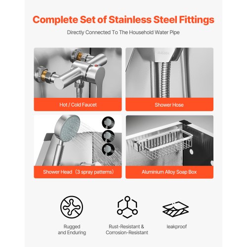 127 cm electric dog grooming tub in stainless steel with water filter left | EU