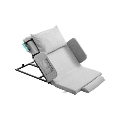 Electric Lifting Backrest for Bed, 300 lbs Capacity, 4-68° Adjustable Lifting Bed Backrest, with Guardrail Armrest & Storage Pouch, Machine Washable, for Pregnant Women Elderly Patient Handicap