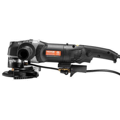 Våtstenspolerare 4-tums 800W elektrisk betongpolerare 6 hastigheter 7 kuddar