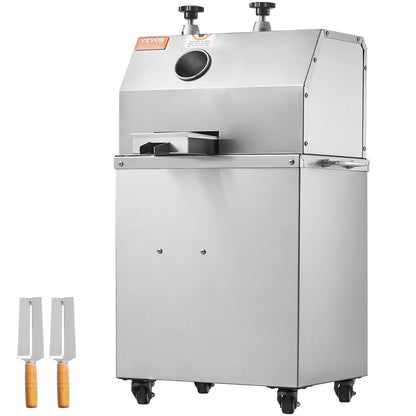 750W elektrisk sockerrörsjuicer 661LBS/H Utgång 3 rullar 2,4" stort inlopp