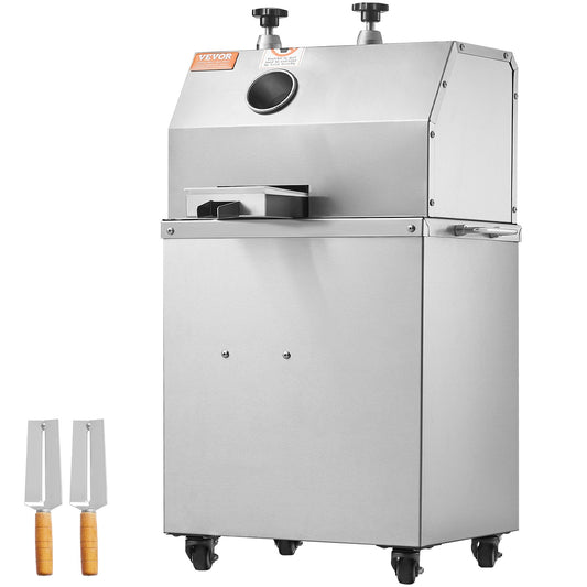 750W elektrisk sockerrörsjuicer 661LBS/H Utgång 3 rullar 2,4" stort inlopp