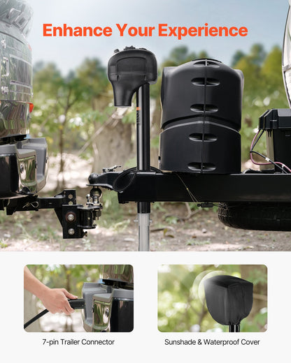 Electric Trailer Jack 3500 lbs Power Tongue Jack for RV Trailer &amp; Camper