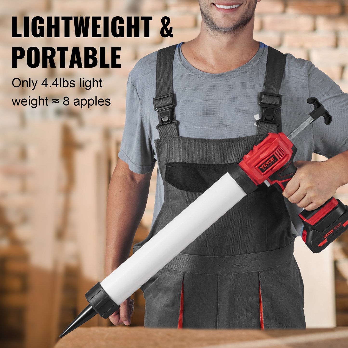 20V sladdlös elektrisk tätningspistol 20oz/600ml med 4 justerbara hastigheter