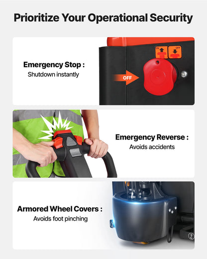 Electric Pallet Jack, 4400 lbs Load Capacity, Lithium Battery Powered Pallet Jack Truck with 48L x 27W Inch Forks for Material Handling, Suitable for Warehouse, Supermarket, Manufacturing