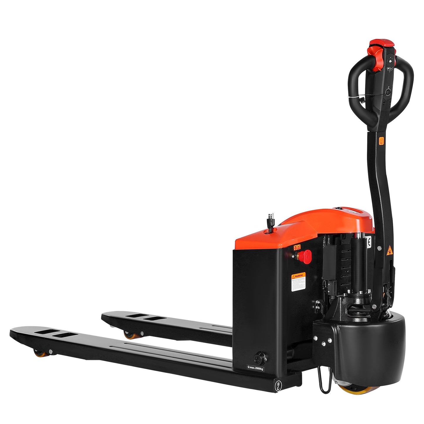 Electric Pallet Jack, 4400 lbs Load Capacity, Lithium Battery Powered Pallet Jack Truck with 48L x 27W Inch Forks for Material Handling, Suitable for Warehouse, Supermarket, Manufacturing