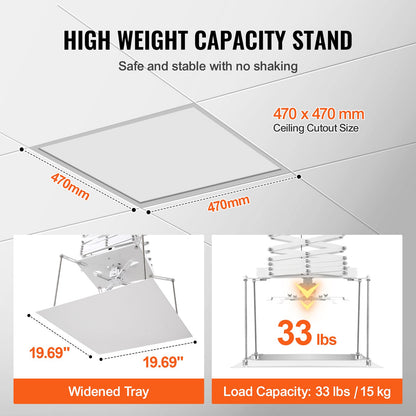 Motorisierter Projektorlift Elektrischer Projektorlift Einstellbare Höhe 59 Zoll