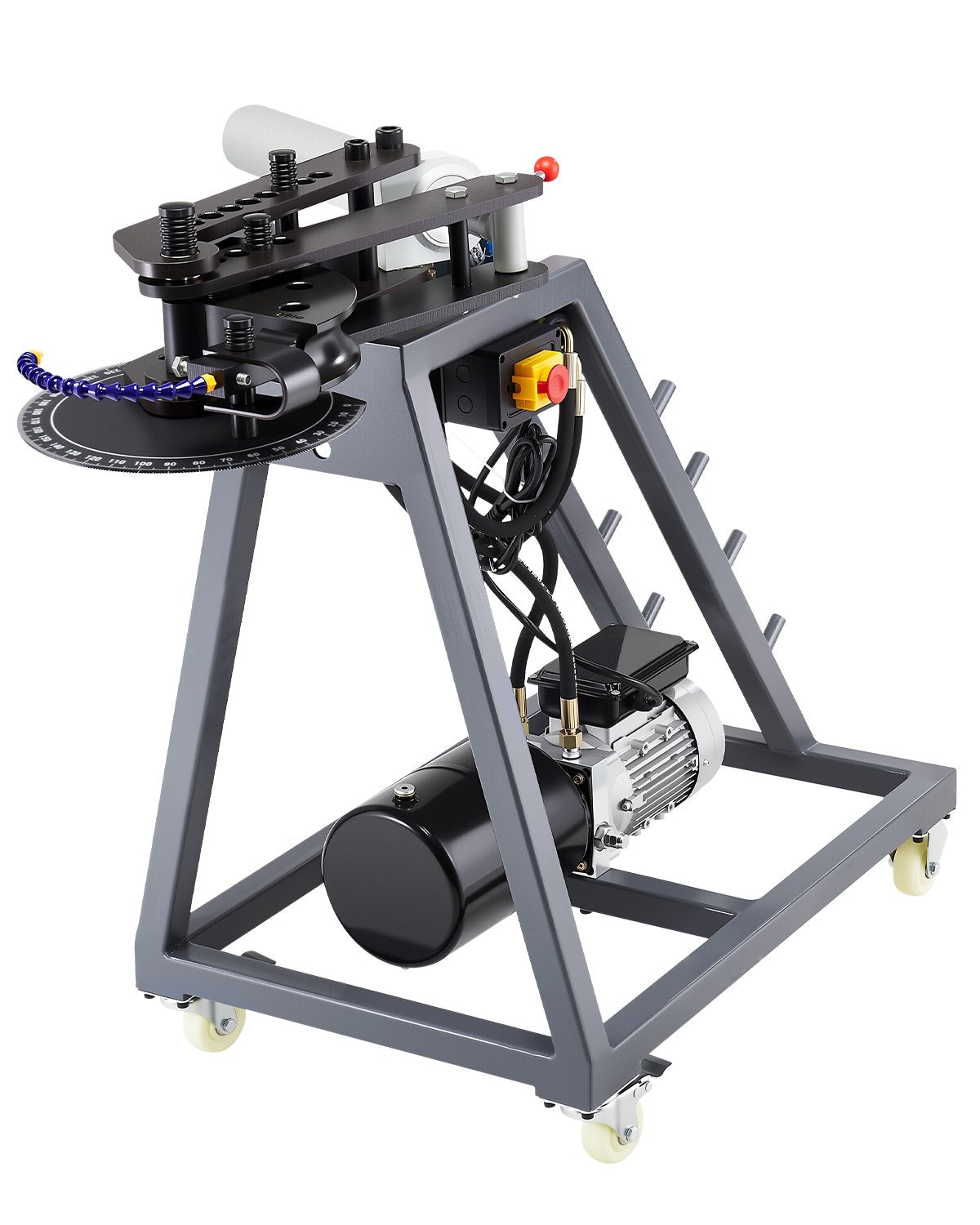 Electric pipe bending machine 750W pipe bender with 6L hydraulic cylinder