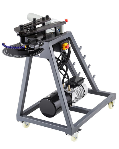 Electric pipe bending machine 750W pipe bender with 6L hydraulic cylinder