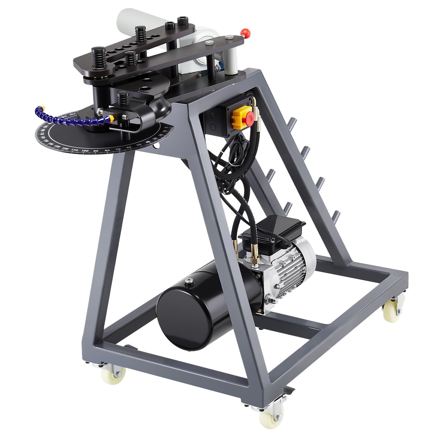 Electric pipe bending machine 750W pipe bender with 6L hydraulic cylinder