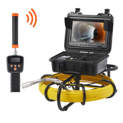 Sewer Camera Pipe Inspection Camera with 512 Hz Probe 9-inch 720p Display 165 Feet