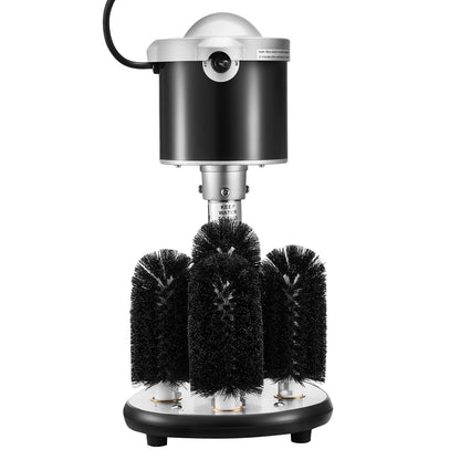Electric Glass Washer 5-Brush Bar Glass Cleaner 600 Cups/H for Wine Glass