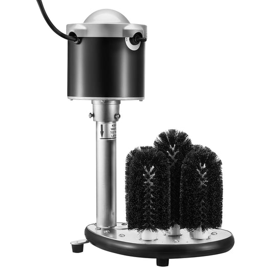 Elektrischer Gläserspüler 5-Bürsten Glasreiniger 600 Tassen/h für Weingläser