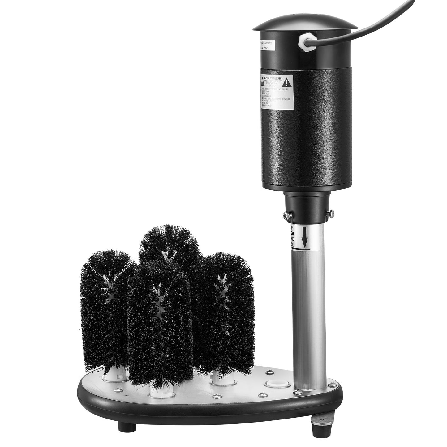 Elektrischer Gläserspüler 5-Bürsten Glasreiniger 1200 Tassen/h für Weingläser