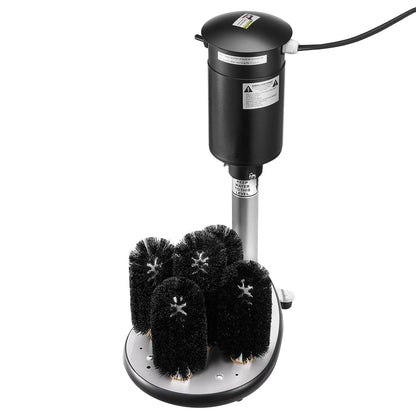 Elektrischer Gläserspüler 5-Bürsten Glasreiniger 1200 Tassen/h für Weingläser