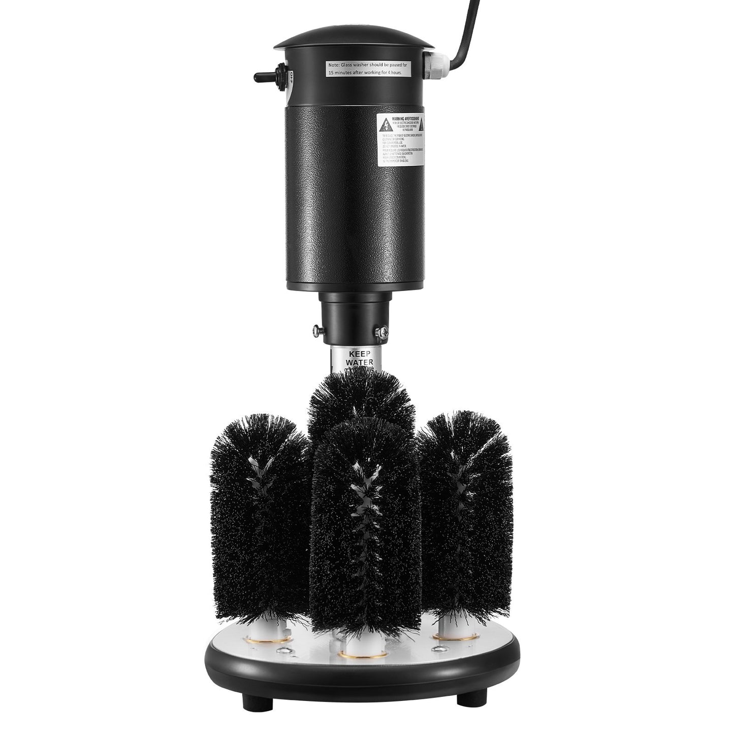 Elektrischer Gläserspüler 5-Bürsten Glasreiniger 1200 Tassen/h für Weingläser