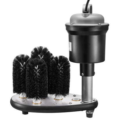 Electric glass washer 5-brushes Glass cleaner 1200 cups/h for wine glasses